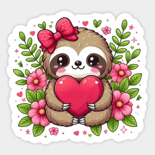 Lovely Kawaii Sloth Sticker